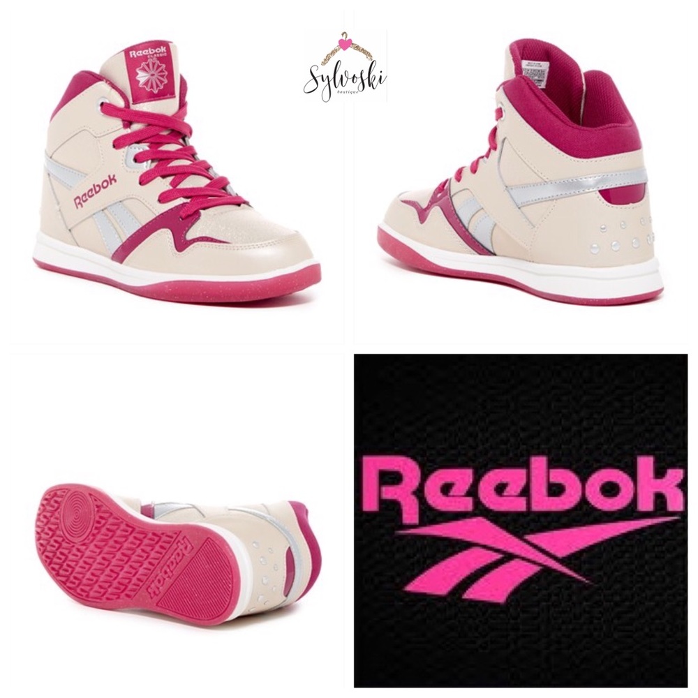 🆕 Reebok– Street Stud Mid Sneaker Rose Gold - Picture 2 of 8
